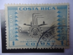 Stamps Costa Rica -  Papel y Cartón - Industrias Nacionales.