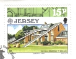 Stamps United Kingdom -  Europa (C.E.P.T.) 1987 - Arquitectura moderna, Villa Devereux, St Brelade 