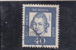 Stamps Germany -  LESSING- POETA