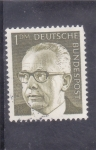 Stamps Germany -  PRESIDENTE HEINEMANN