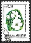 Sellos de America - Argentina -  Flor Malvinense