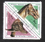 Stamps : Africa : Somalia :  Dinosaurios