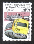 Sellos de Africa - Somalia -  Tren
