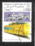 Stamps : Africa : Somalia :  tren