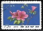 Stamps North Korea -  Mountain rhododendron.