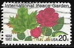 Stamps United States -   International Peace Garden
