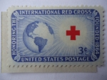 Stamps United States -  Cruz Roja Internacional - Honrando a la Cruz Roja Internacional Fundada en 1864.