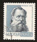 Stamps Hungary -  Personajes - Herman Ottó - Naturalista - zoologo y ornitologo