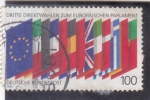 Stamps Germany -  BANDERAS DEL PARLAMENTO EUROPEO