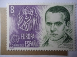 Stamps Spain -  Ed:ES 2568 - Europa (C.E.P.T.) Federico Garcia Lorca (1899-1936) - Poeta.