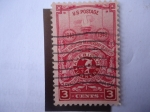 Stamps United States -  Antorchas y Emblema de los Torneros Americanos - Aniversario, 1948-1948