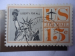Stamps United States -  Libertad para todos - Estatua de la Libertad