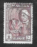 Stamps : Asia : Malaysia :  Selangor - 72 - Sultan Kedah