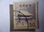 Stamps Japan -  Templo, Engakuji Shari-Den  (Kamakura-Japón) Templo de Budismo Zen.