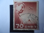 Stamps Japan -  Estatua de Bronce del Gran Buda Amitabha de Kamakura-(Kanagawa-Japón)
