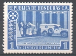 Sellos de America - Honduras -  SOBERANA  ORDEN  MILITAR  HOSPITALARIA   DE  MALTA.CAMPAÑA  CONTRA  LA  LEPRA.