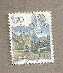 Stamps Switzerland -  Paisaje