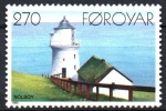 Stamps Denmark -  FARO  EN  NOLSOY (1893)