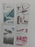 Stamps Poland -  Aviones