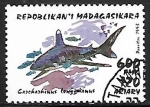 Stamps Madagascar -  Oceanic Whitetip Shark