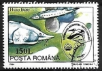 Stamps : Europe : Romania :  Danube Salmon