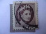Stamps Canada -  Queen Elizabeth II - Retrato de Dorothy Wilding - Serie 1954/62