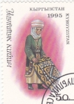 Stamps : Asia : Kyrgyzstan :  TRAJE TÍPICO 