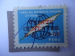 Stamps Peru -  Periodistas Profesionales - Impuestos Postales.
