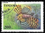 Stamps Tanzania -  Lionfish