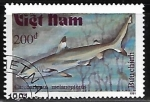 Stamps : Asia : Vietnam :  Carcharhinus melanopterus