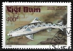 Sellos de Asia - Vietnam -  Leopard Shark 