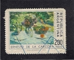 Stamps Argentina -  Pintura-Ernesto de la Carcova