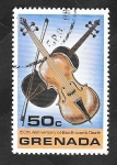 Stamps Grenada -  808 - 150 Anivº de la muerte de Beethoven 