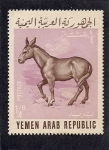Stamps Yemen -  Burro