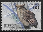 Stamps Japan -  Blakiston's Fish Owl