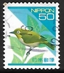 Stamps Japan -  Japanese White-eye