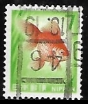 Stamps Japan -  Goldfish