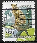 Sellos de Oceania - Australia -  Cheetah