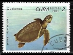 Stamps Cuba -  Kemp’s Ridley Sea Turtle