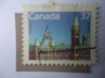 Stamps Canada -  Parlamento - Edificio Gubernamental.