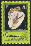 Stamps : America : Dominica :  Flame Helmetl 