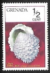 Stamps : America : Grenada :  Leafy Jewel Box Clam 