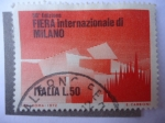 Stamps Italy -  Feria Internacional de Milán