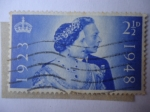 Stamps United Kingdom -  Kig, George VI - Estampilla Bodas de Plata 1923-1948
