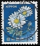 Stamps Japan -  Chrysanthemum