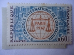 Stamps France -  9°Congreso Internacional de Contabilidad - París,1967
