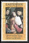 Stamps : America : Grenada :  Christ mocked, by Bosch