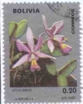 Stamps Bolivia -  Flora boliviana - Orquideas