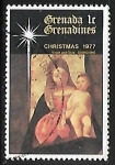 Stamps Grenada -  La Virgen con el niño