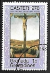 Sellos de America - Granada -  Cristo crucificado 